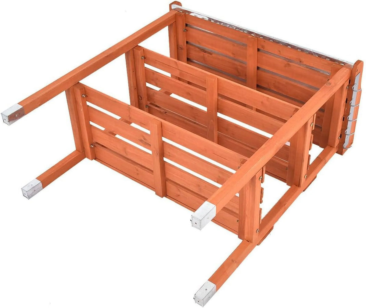 Wooden Potting Bench Work Station Table with Storage Shelf N794