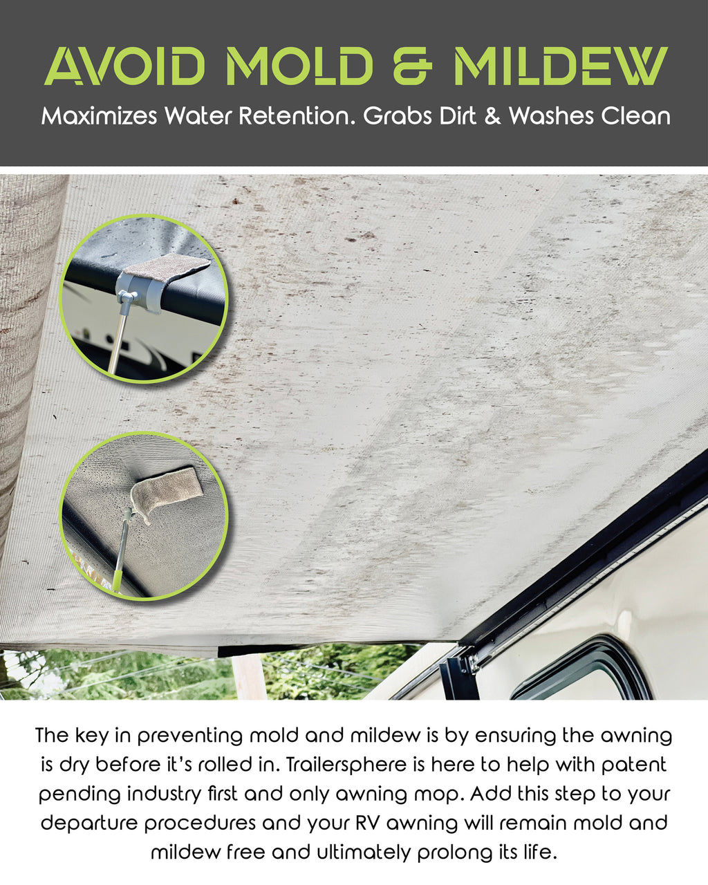 Rotating and Lockable Head Extendable Pole Dual Sided Mop Pad M1432