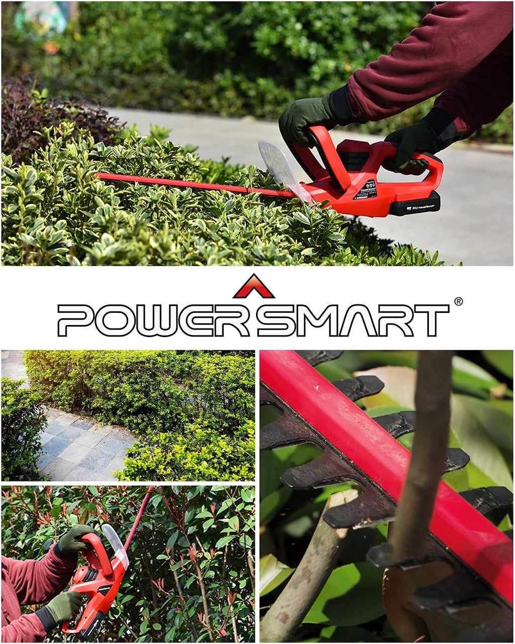 Cordless Hedge Trimmer with 16-Inch Blade L86028