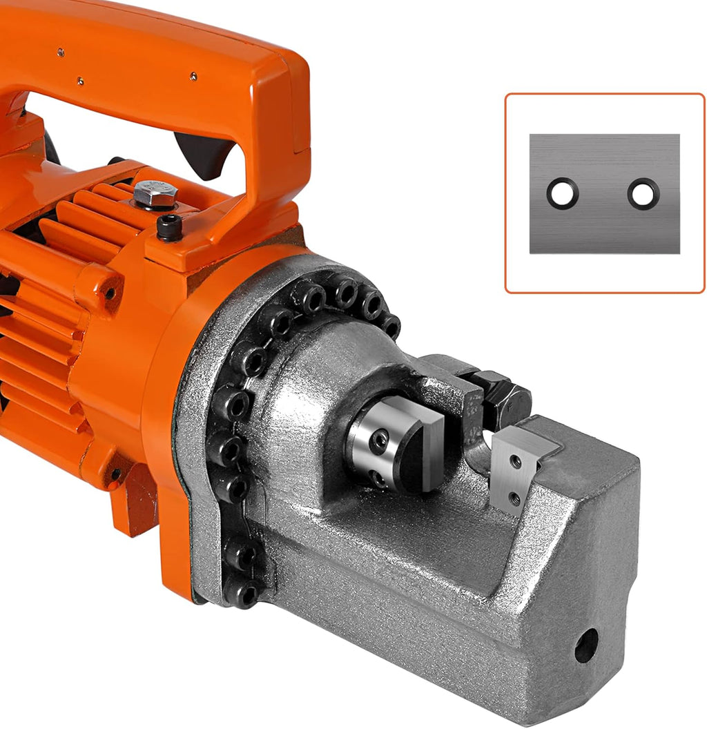 Electric Hydraulic Rebar Cutter, 1350W, Cutting up to 7/8 Inch 4-22mm #7 Rebar, with Replaceable Jaw Blades (AC 110V) W7332