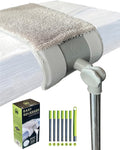 Rotating and Lockable Head Extendable Pole Dual Sided Mop Pad M1432