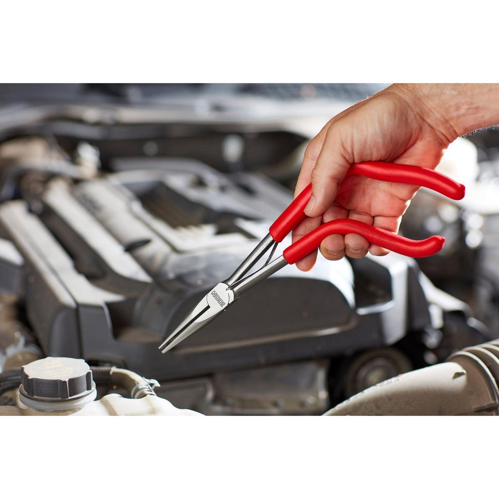 11 in. Long-Reach Pistol-Grip Needle Nose Pliers W48430