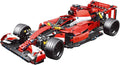 Red Super Sports Car MOC Building Blocks Toys, 1:10 Scale Model Car Kits (1250 Pcs) X5452