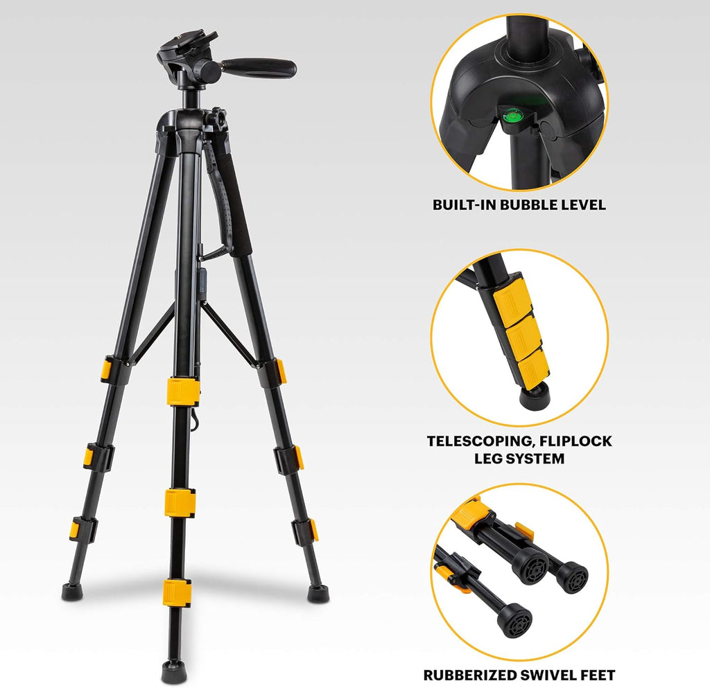 2-in-1 Aluminum Tripod & Monopod with Quick-Release Plates O991