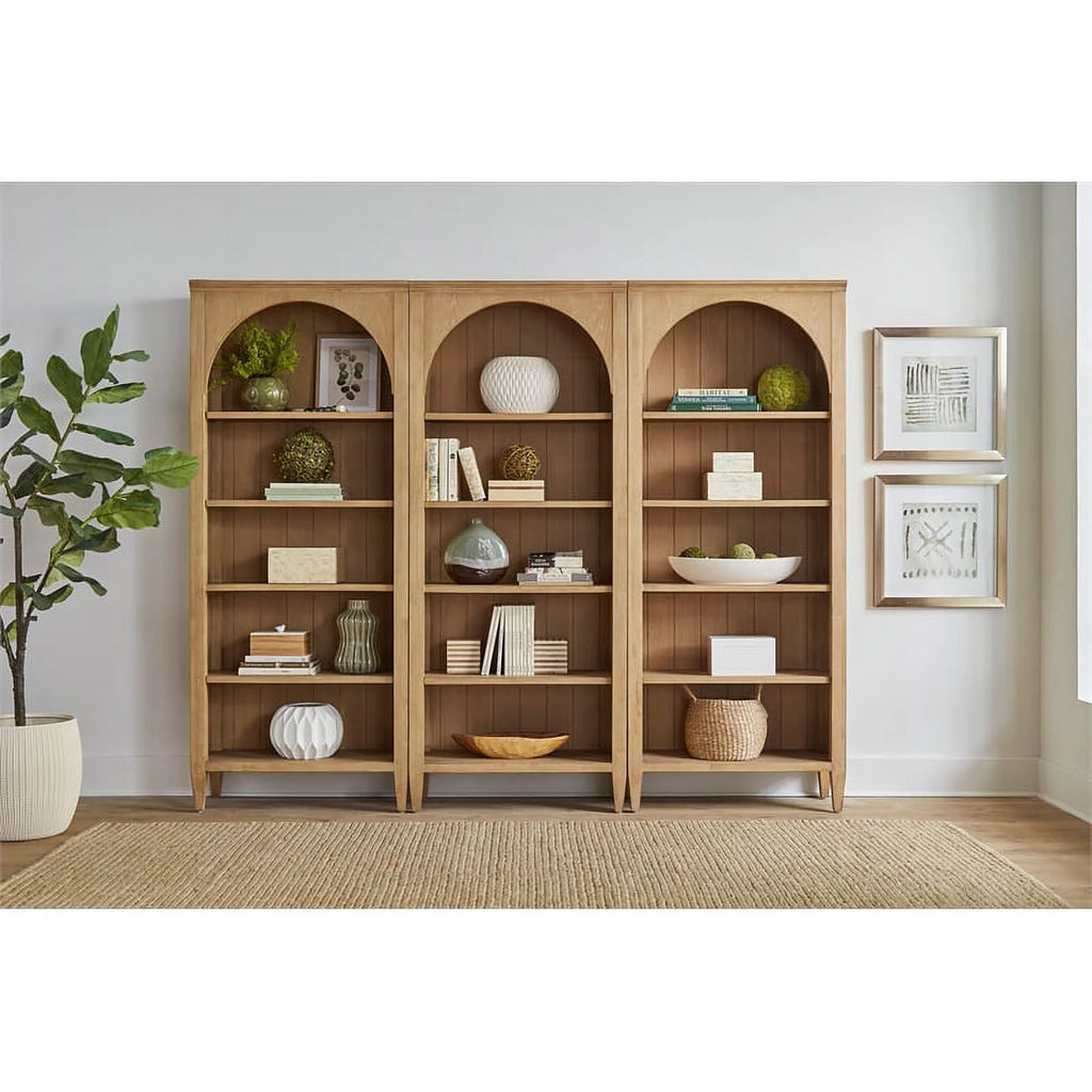 Light Brown Wood Bookcase X538