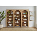 Light Brown Wood Bookcase X538