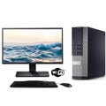 16GB DDR3 RAM 240SSD Hard Drive Windows 10 Pro Desktop Computer Tower with 17" LCD Monitor H907