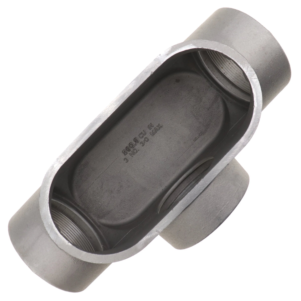 Aluminum Rigid Conduit Body, Type T, Form-7, 4-Inch Q584288