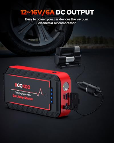 3000A Portable 12V Jump Starter with Power Bank Q9744