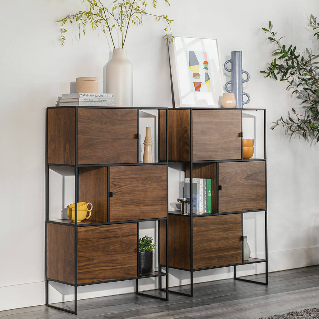 Walnut Bookcase J993