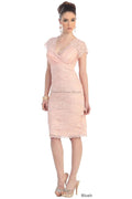 Short Sleeve Mother Of The Occasion Dress U542638