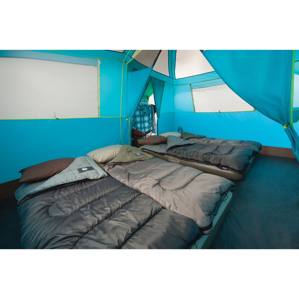 8-Person Light Blue Cabin Camping Tent S890