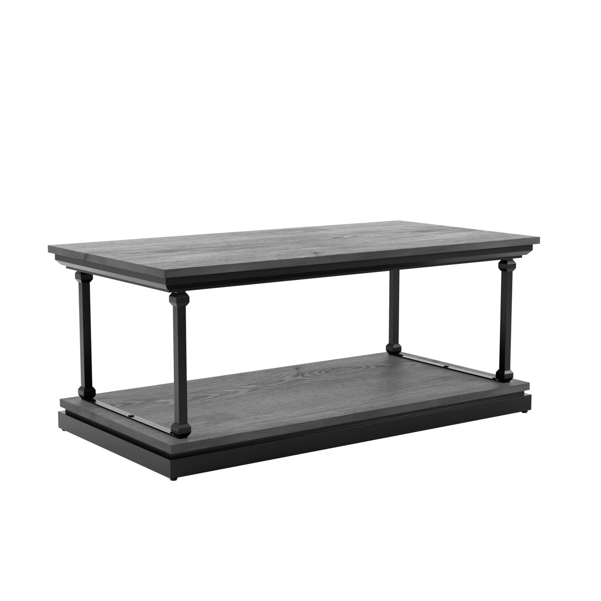 3-Piece Antique Gray Coffee Table Set R2460