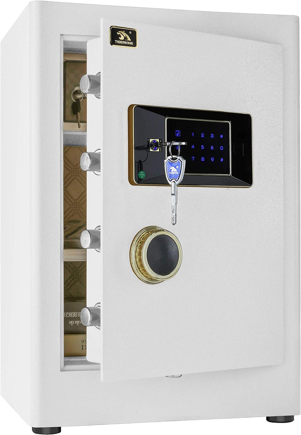 White 2.05 Cubic Feet Digital Safe Box C638