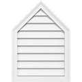 Peaked Top Surface Mount PVC Gable Vent E17953