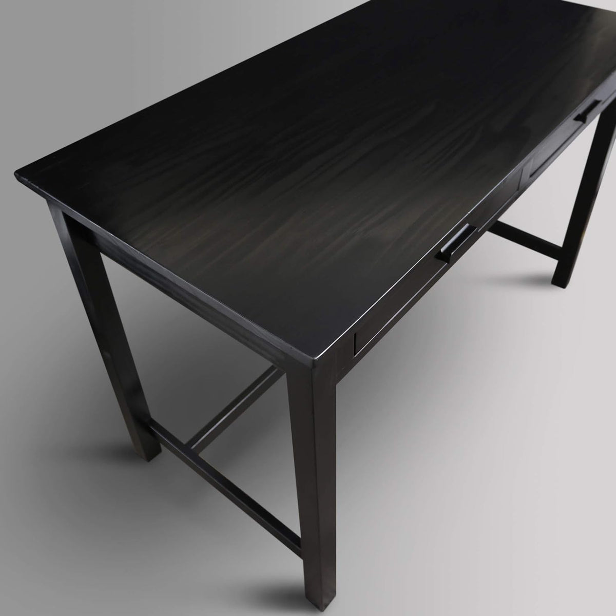 Black Work Desk with Side Drawer P577