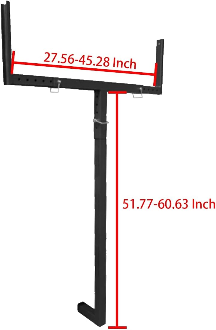 2 IN 1 Foldable Pick Up Truck Bed Hitch Extender Extension Rack Pack of 2 B738