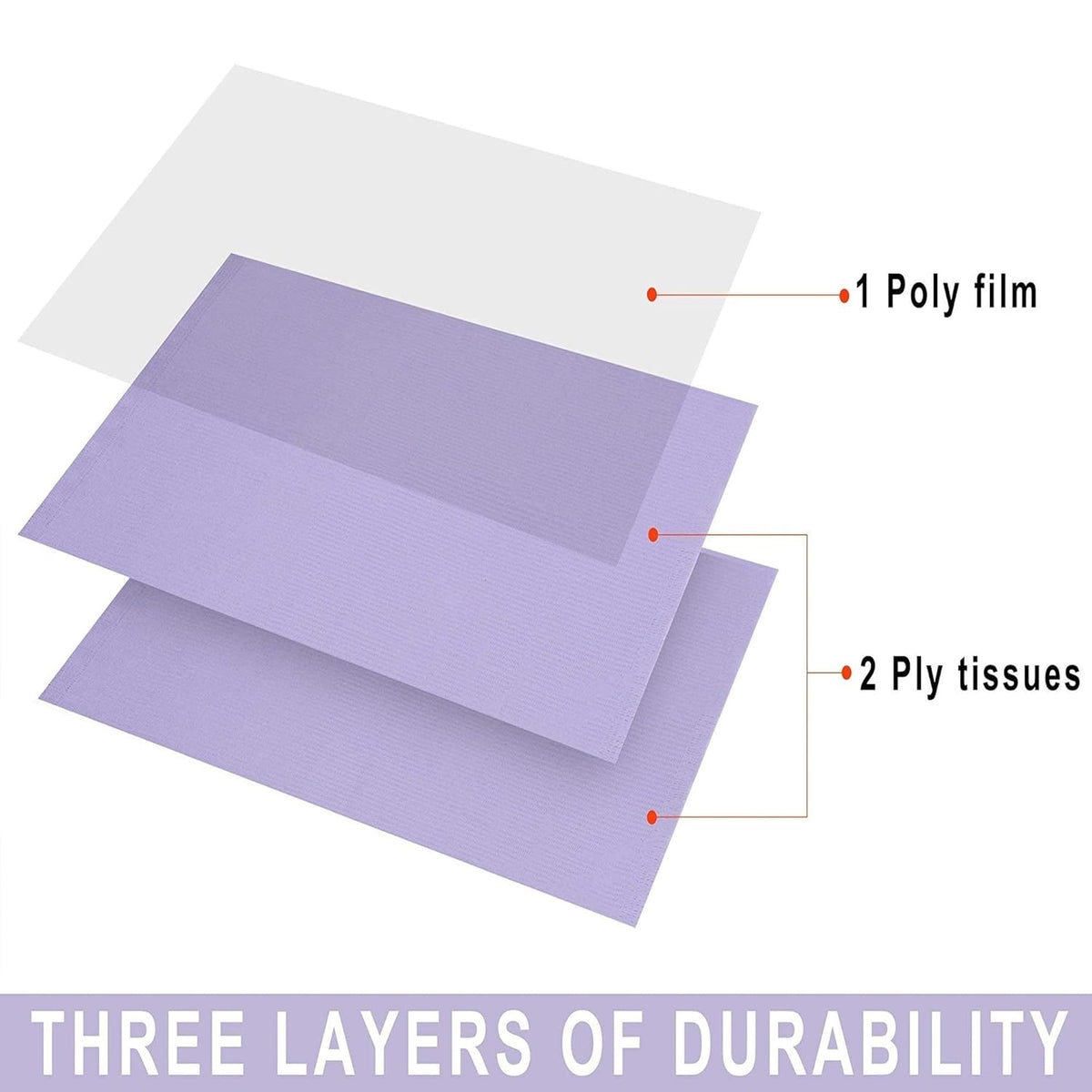 Disposable Dental Bibs Pack of 2 H63154