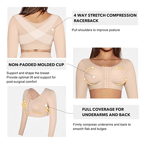 Arm Shaper Compression Sleeves Shapewear Bra R11753