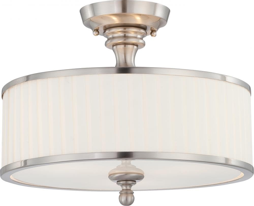 Brushed Nickel Two Light Vanity J57656