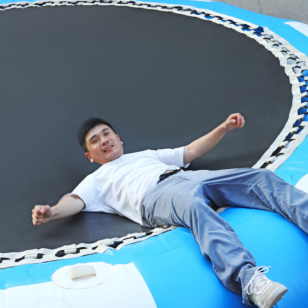 Inflatable Water Trampoline, 5M Round Floating Bouncer S642656