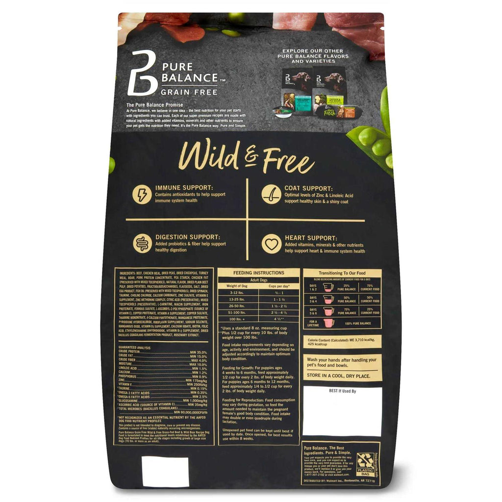 Wild & Free Beef & Wild Boar Recipe Dry Dog Food Z7309
