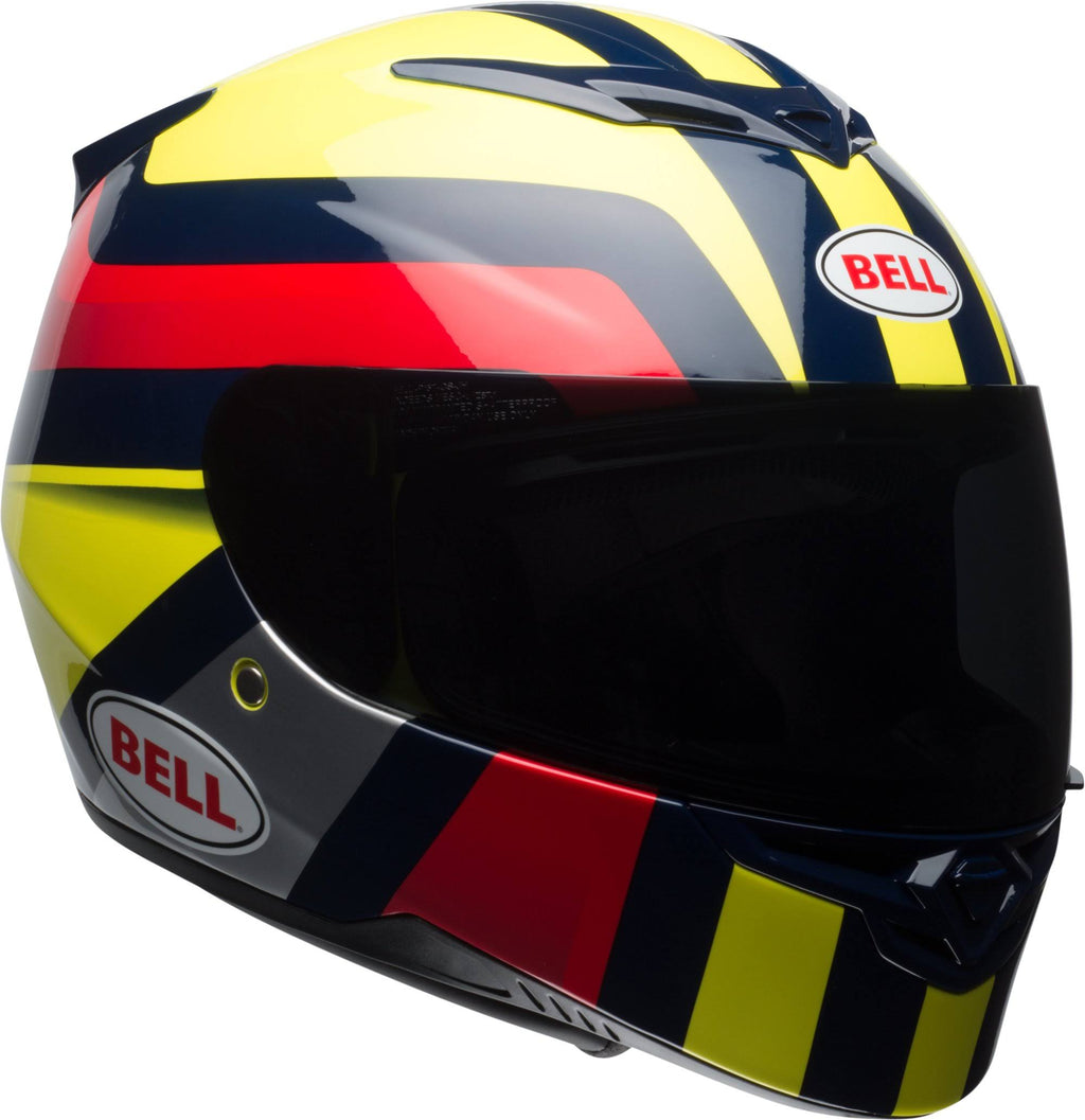 Gloss Hi-Viz Yellow Navy Red Helmet Size Small W122836