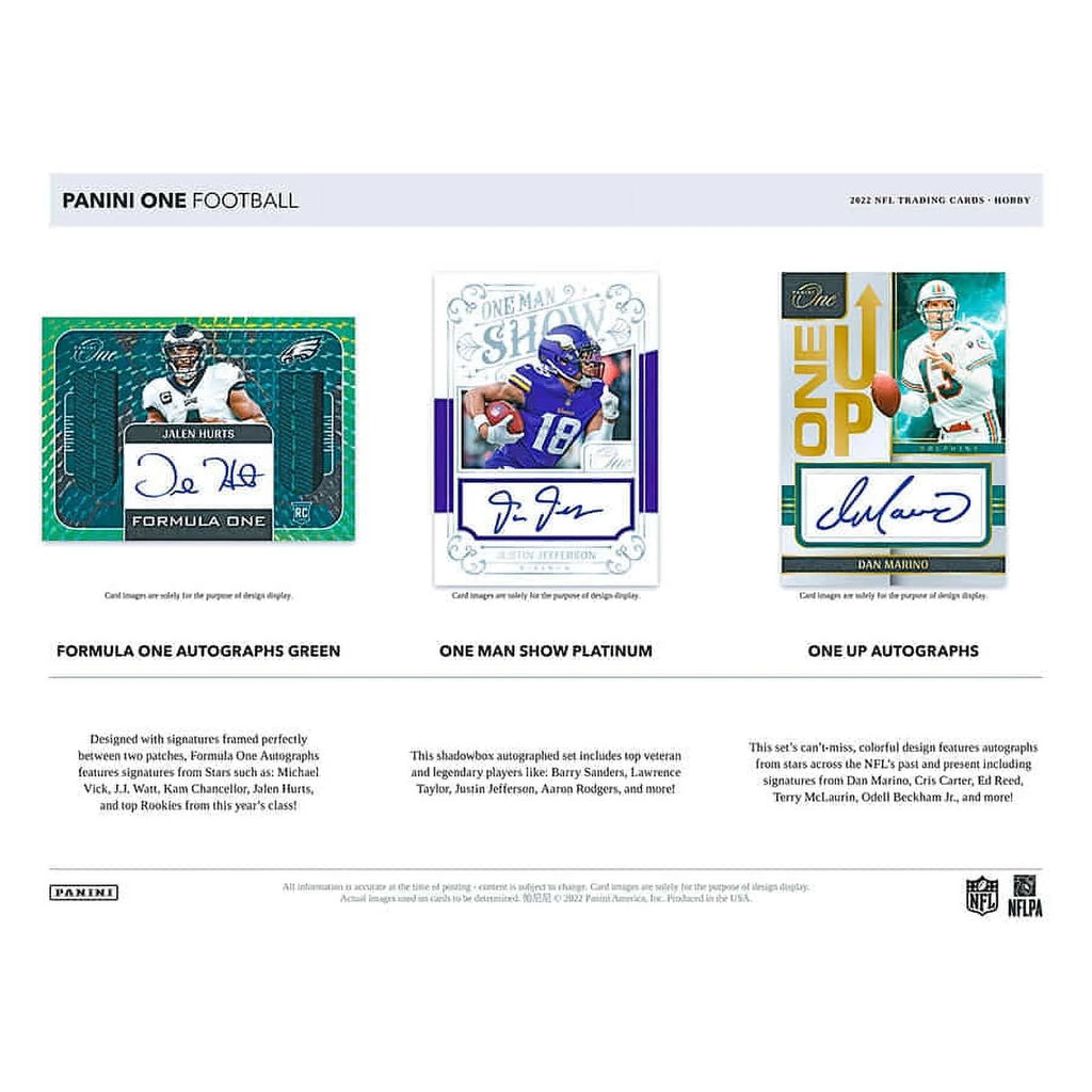 2022 Panini One Football Hobby Box M2340