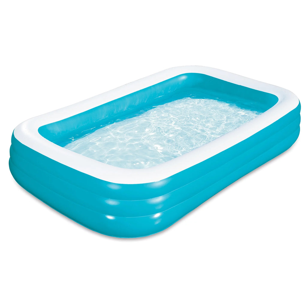 Blue Rectangular Inflatable Family Pool F307002
