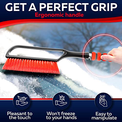 27" Snow Brush & Ice Scraper with Foam Grip U229653