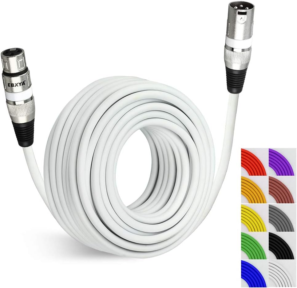 50 Ft 4 Pack XLR Microphone Cable E2301