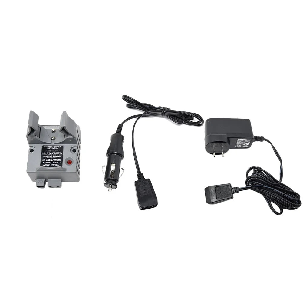 Stinger Smart Charger Holder with AC Charge Cord and DC Car Charge Cord D523
