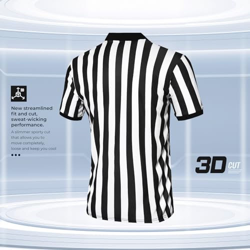 Men's Referee Shirt Basketball Umpire Jerseys K143