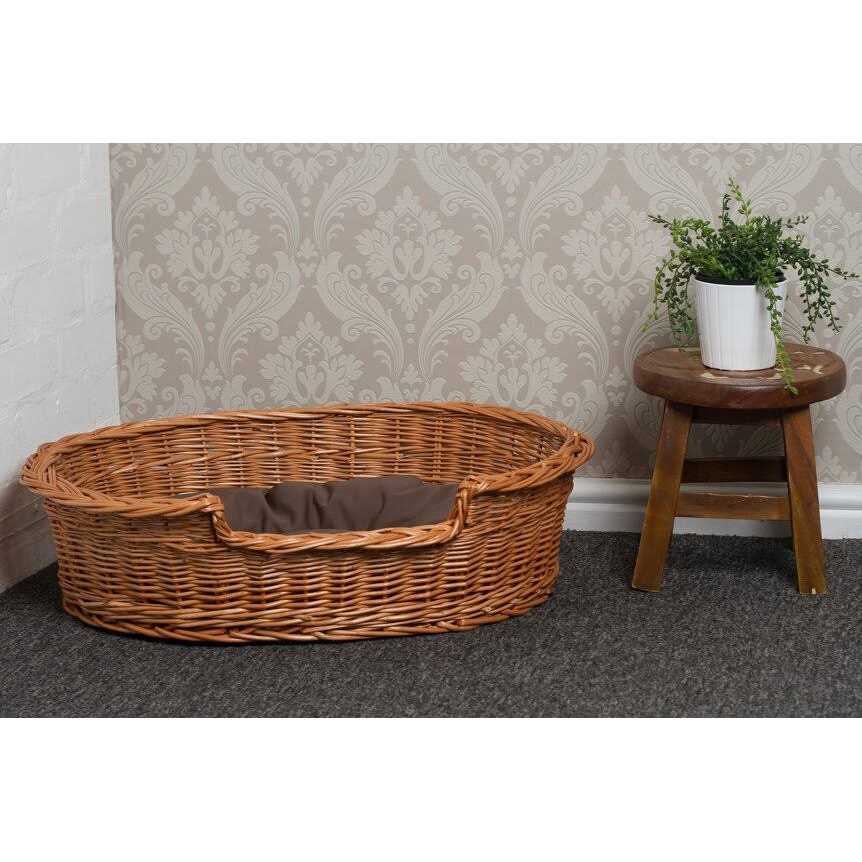 Wicker Dog Bed Basket V208149