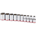 1/4 in. Drive SAE Chrome Socket Set, 10-Piece C832