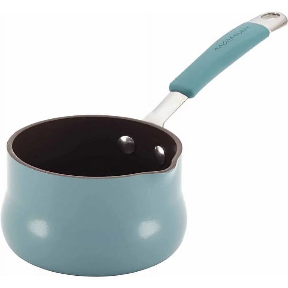 Hard Enamel Nonstick Butter Warmer 0.75-Quart Agave Blue T74914