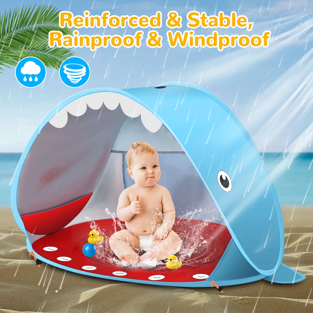 Pop up Beach Tent with UPF 50+ UV Protection N66735