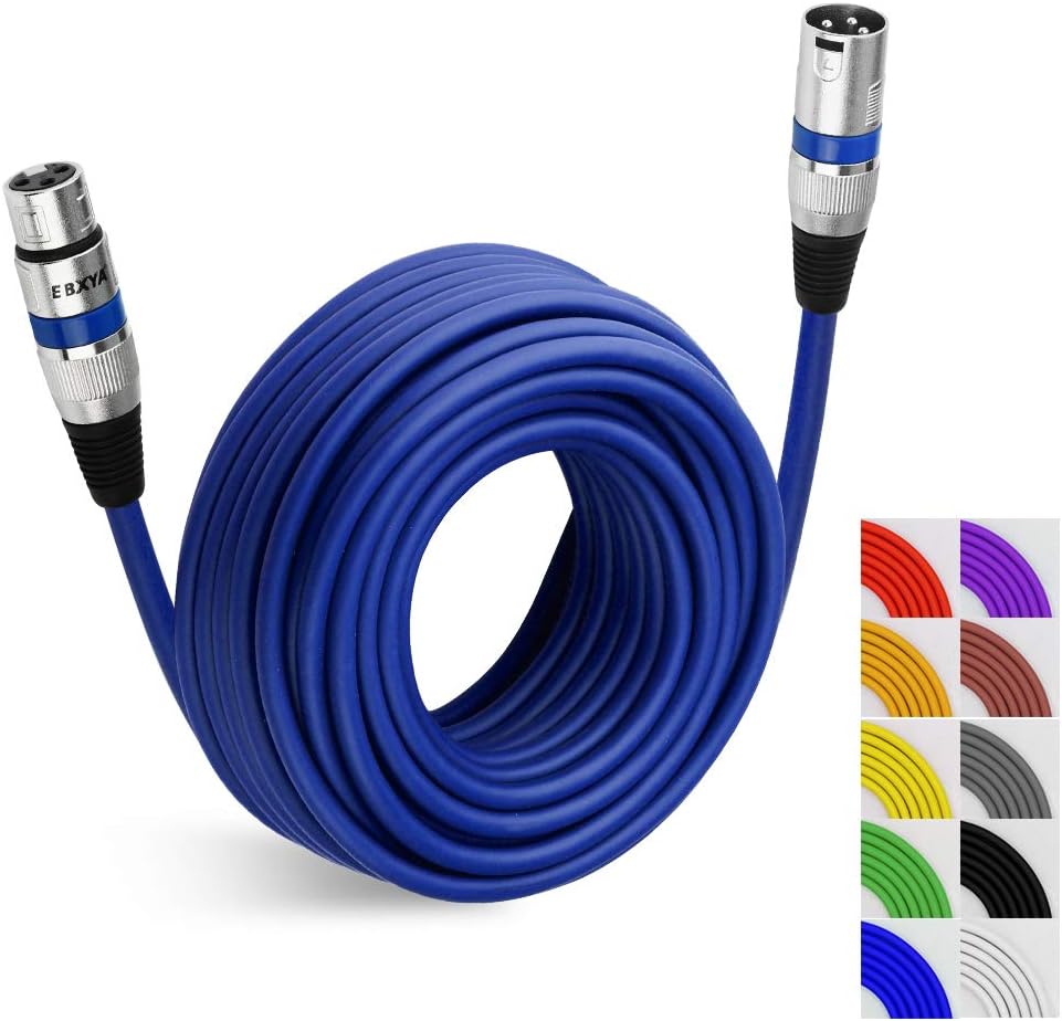 50 Ft 4 Pack XLR Microphone Cable E2301
