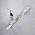 24 inch Linear Shower Drain Brushed 304 Stainless Steel G615