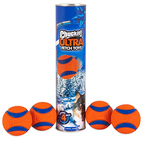 4 Pack Indestructible Rubber Dog Balls S660