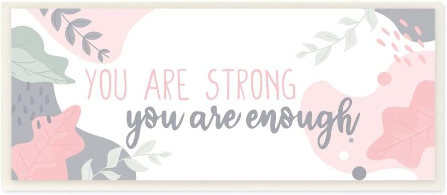 Pink Floral Quote Canvas Wall Art H2325