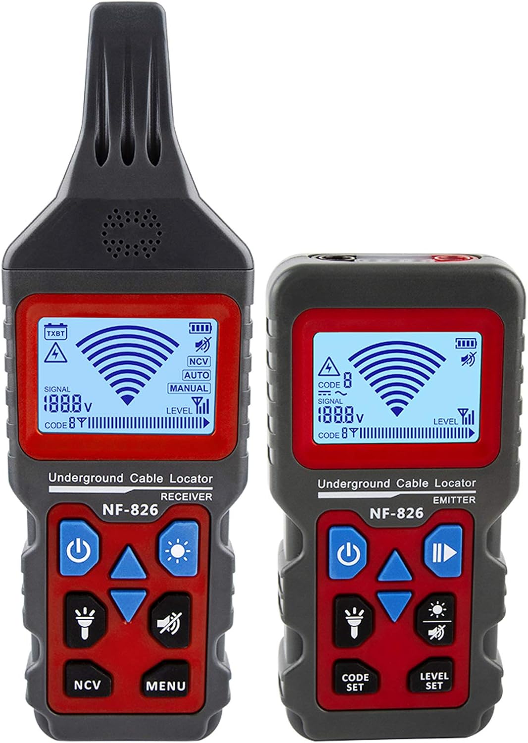 Underground Cable Locator Pipeline Detector Wire Tracker F220