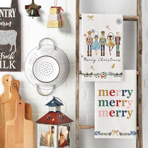 18x26 Inch Set of 4 Christmas Kitchen Towels H3709