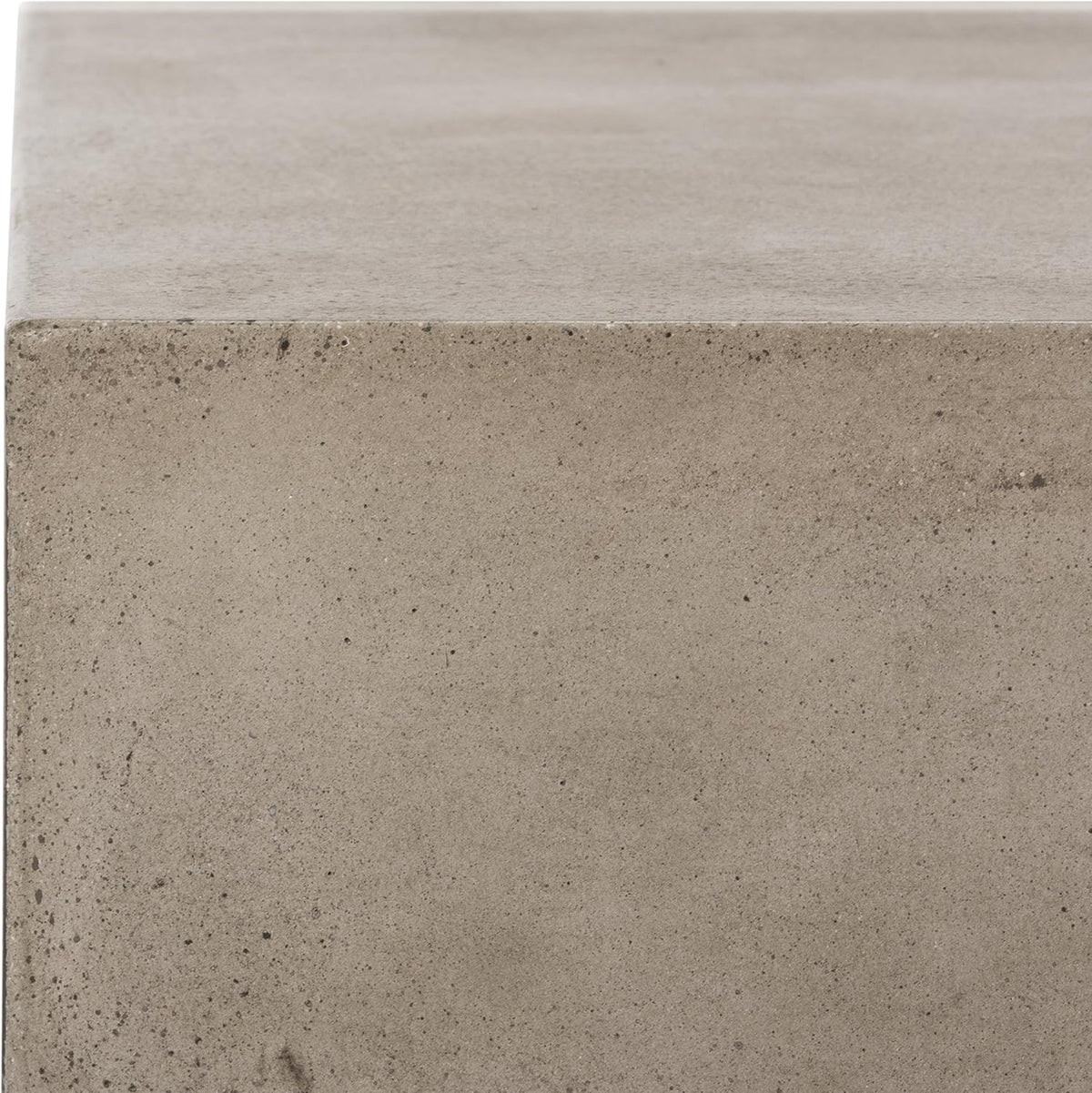 Dark Grey Concrete Coffee Table with Caster Wheels O606944