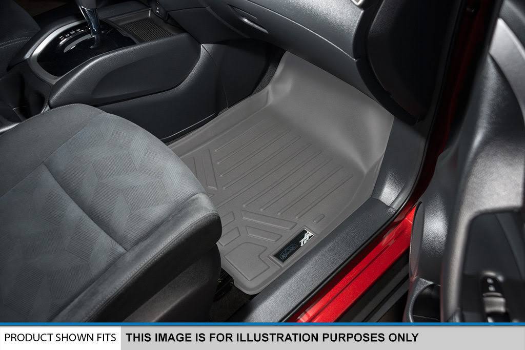 Grey 3 Row Floor Mats Liner Set M595