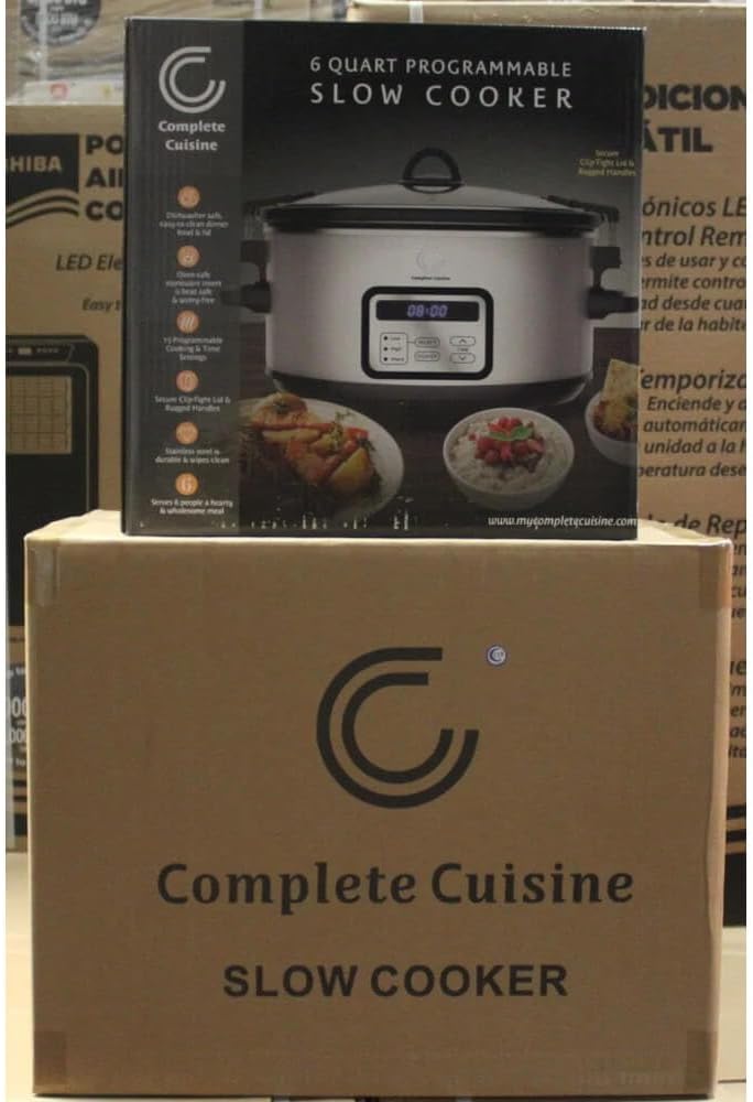 6.0 Quart Programmable Stainless Steel Slow Cooker U275