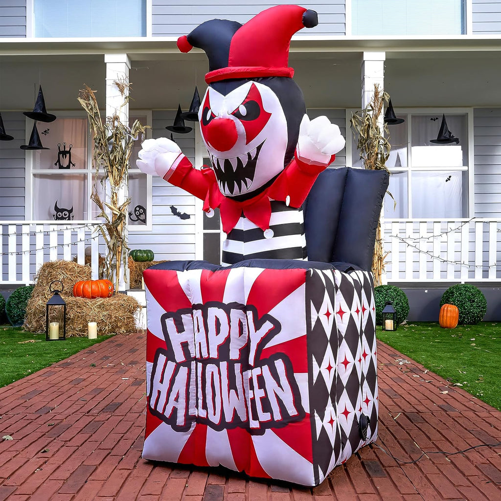 5 Ft Halloween Inflatable Decor with Built-in LEDs F909503