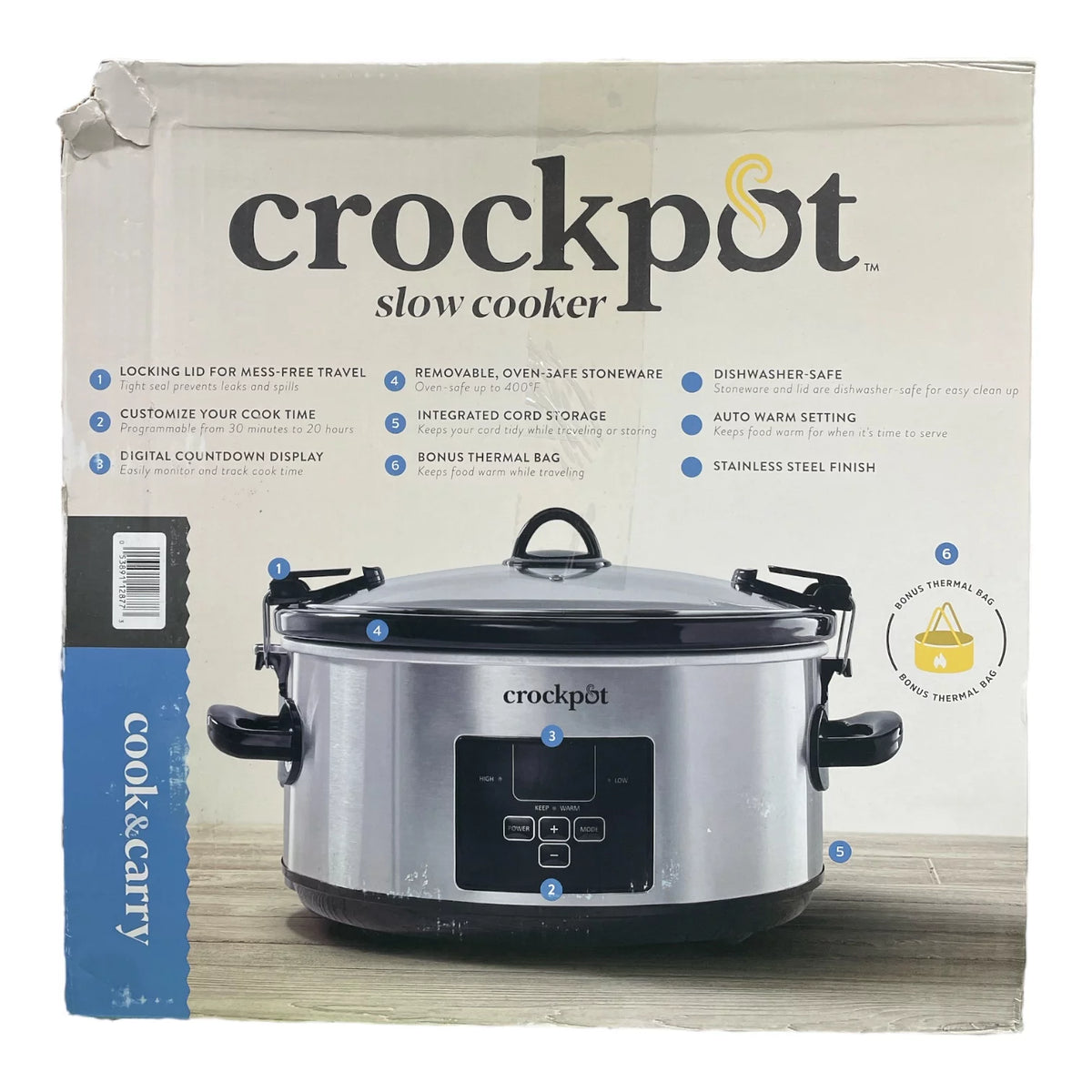 7 Quart Programmable Slow Cooker F4413