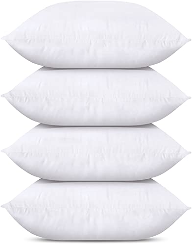 White 18 x 18 Inches Throw Pillows Set of 1 C1949