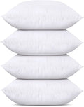 White 18 x 18 Inches Throw Pillows Set of 1 C1949
